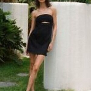 Zara‎ black mini dress size medium